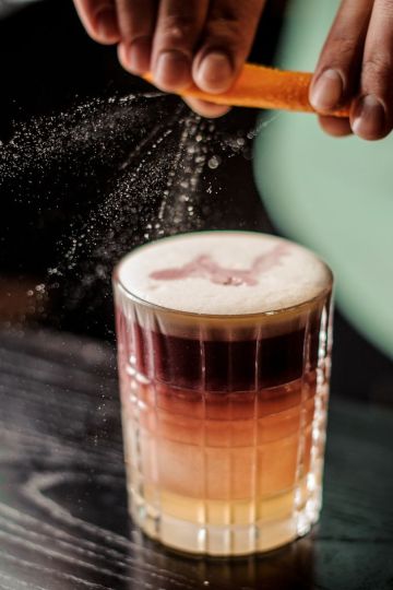 new york sour cocktail